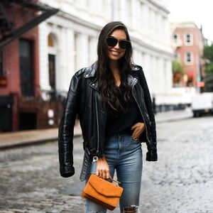 Banana Republic Black Leather Jacket